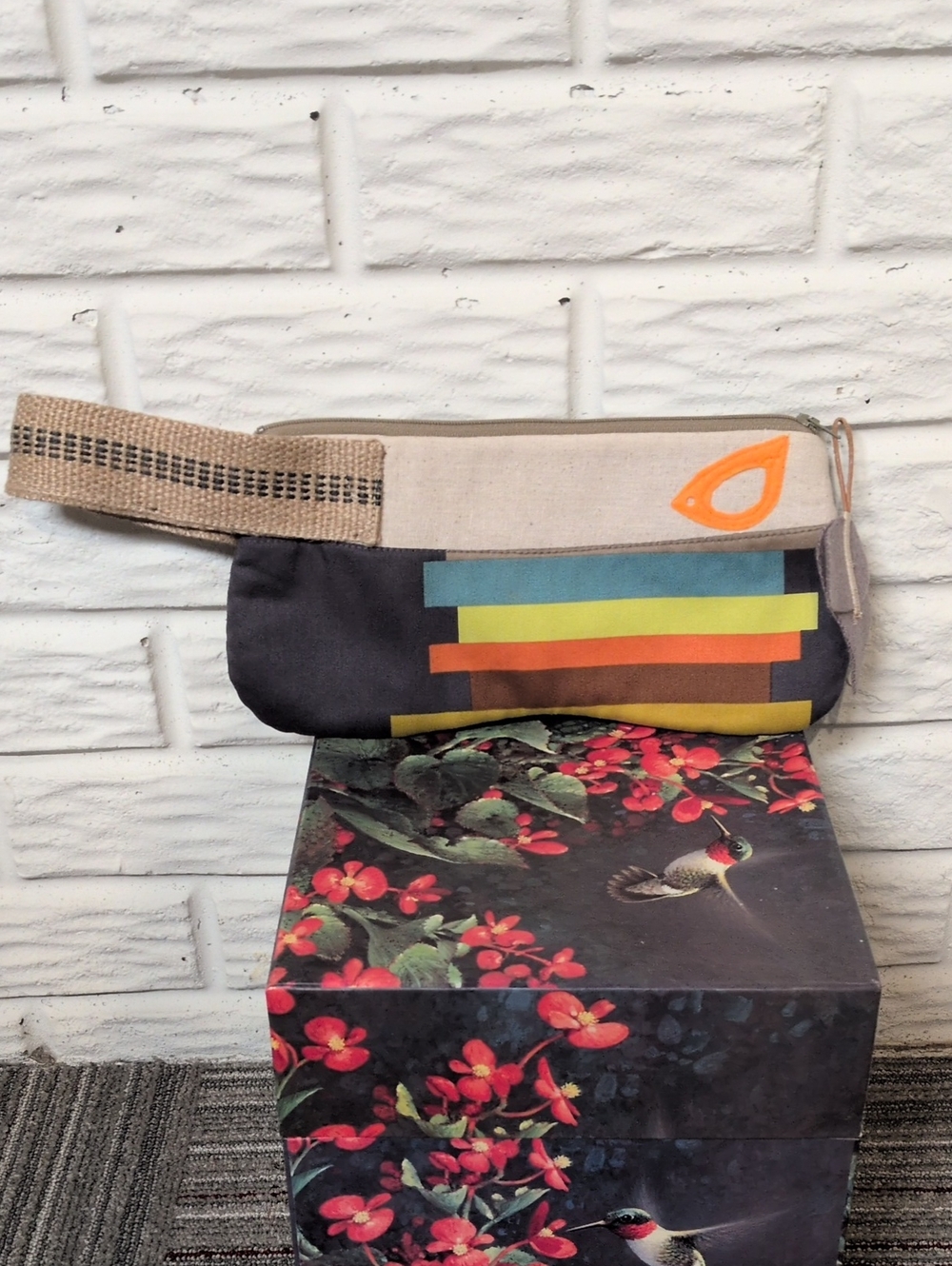 Handcrafted Artisan Clutch Wristlet